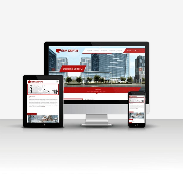 Professional Corporate Business Website Script V5 - Mobile Friendly PHP Software