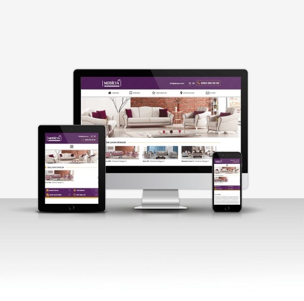 Professional Furniture Website Script V3 Bilingual - Mobile Responsive PHP Software